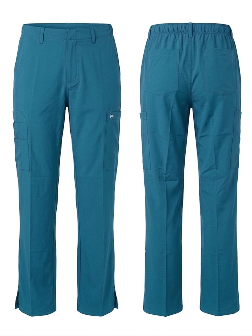 Women’s Purple Cargo Scrub Pants with Utility Pockets - Picture 5 of 5